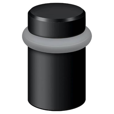 Deltana Round Universal Floor Bumper 2" Black UFB5000U19