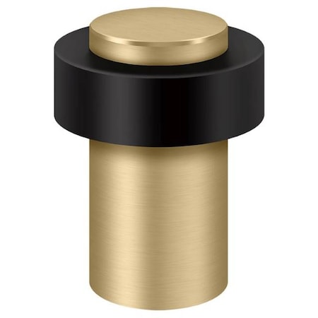 Deltana Round Universal Floor Bumper Satin Brass 3" UFB7500U4