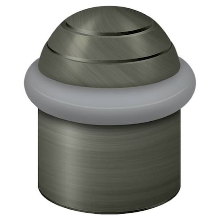 Deltana Round Universal Floor Bumper Dome Cap 1-1/2" Antique Nickel UFBD4505U15A