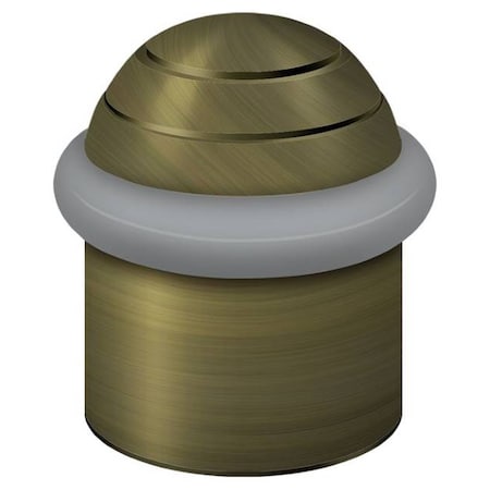Deltana Round Universal Floor Bumper Dome Cap 1-1/2" Antique Brass UFBD4505U5
