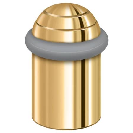 Deltana Round Universal Floor Bumper Dome Cap 2" Lifetime Brass UFBD5000CR003
