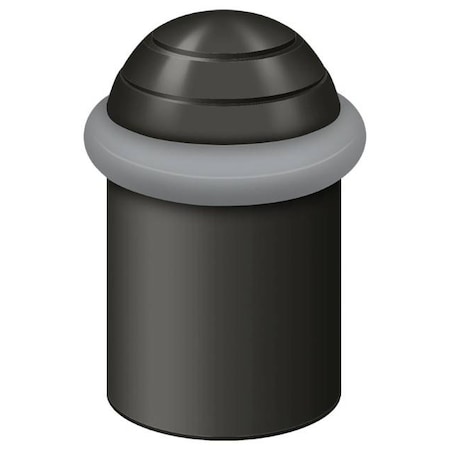 Deltana Round Universal Floor Bumper Dome Cap 2" Black UFBD5000U19
