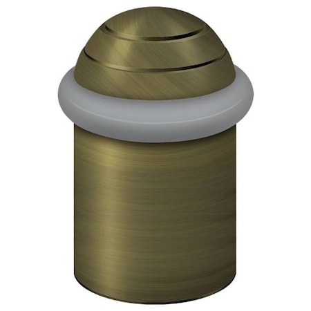 Deltana Round Universal Floor Bumper Dome Cap 2" Antique Brass UFBD5000U5