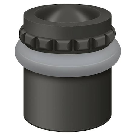 Deltana Round Universal Floor Bumper Pattern Cap 1-1/2" Oil Rubbed Bronze UFBP4505U10B
