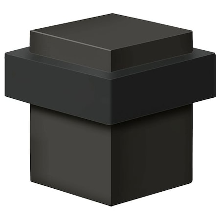 Deltana Square Universal Floor Bumper 1-3/8" Oil Rubbed Bronze UFBS138U10B