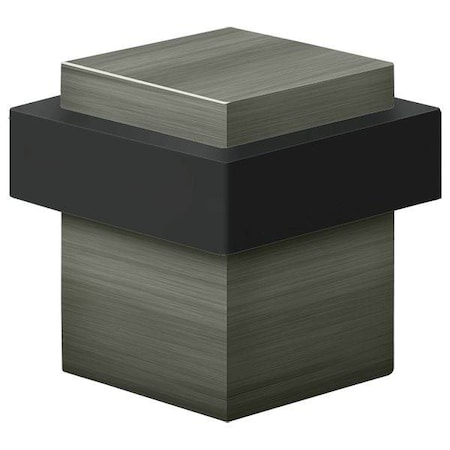 Deltana Square Universal Floor Bumper 1-3/8" Antique Nickel UFBS138U15A