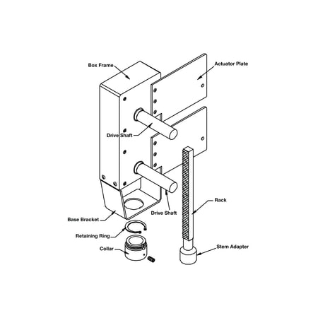 Belimo Linkagedualact 2.5" - 3" Vb - 92xx UGLK1070