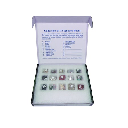 United Scientific Igneous Rock Set 15 UNIGNRC01