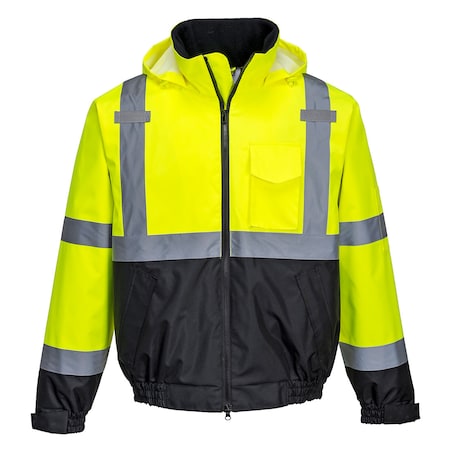 PORTWEST Hi-Vis Premium Bomber Jacket, XL US364