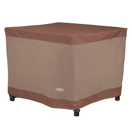 Duck Covers Ultimate Brown Patio Table Cover, 40"W x 40"D x 24"H UST424232