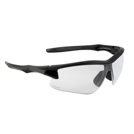 Uvex Acadia Eyewear, Black, Clear Shades, S41 UVXS4160XP