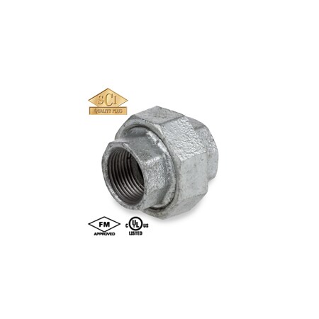 Smith-Cooper Union, Galvanized, 150lb, 2-1/2" 4316012618