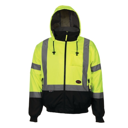 Pioneer Hi Viz Safety Bomber Jacket, Detachable V1130460U-4XL