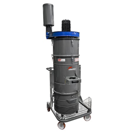 Delfin Industrial Portable Dust Collector Three Phase ZEFIRO EV AP 560 PN 3HP