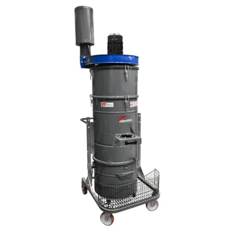 Delfin Industrial Portable Dust Collector Certified, 3Phase ZFFIRO EV AP 560 PN 3HP Z22