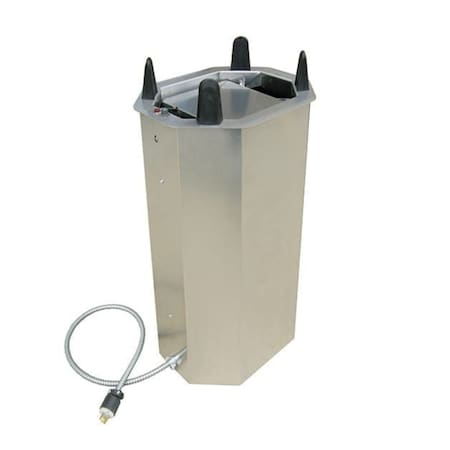 Lakeside Heated Drop-In Oval Plate Dispenser; 8"x10-3/4" to 8-1/2"x11-1/2" V6011