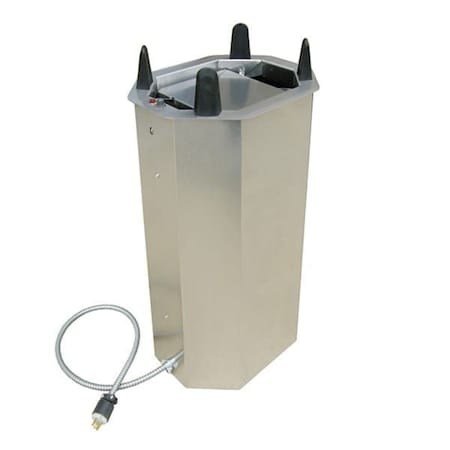 Lakeside Heated Drop-In Oval Plate Dispenser; 9-3/4"x13-3/4" to 10-3/4"x14-1/2" V6014