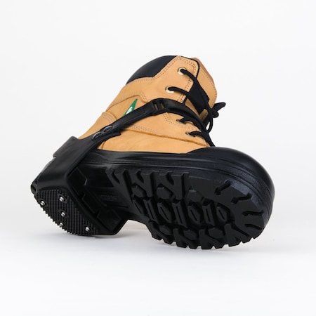 K1 Series Anti-Slip Heel Traction Aid, Mid-Sole Coverage, Strap-On, Thermoplastic Elastomer, Stud V9770870-O/S