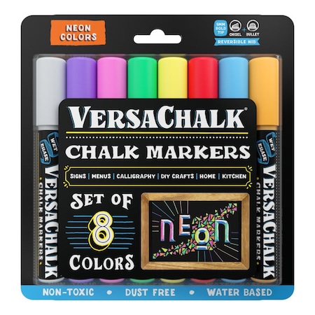 Versachalk Chalk Marker, Assorted, Capped VC102-B