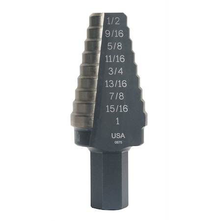 Irwin Unibit Cobalt Step Drill, No 20 VGP10220CB