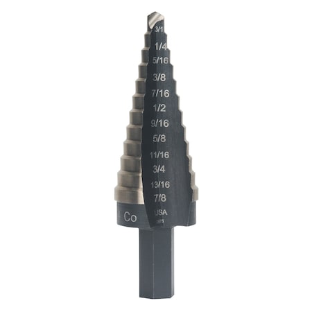 Irwin Unibit Cobalt Step Drill, No 4 VGP10234CB