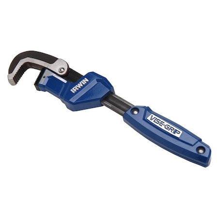 Irwin 11" L 1-1/2" Cap. Aluminum Quick Adjusting Pipe Wrench, 11" 274001SM