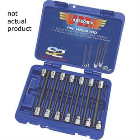 Vim Tools Hldr 6" Oal, 4Mm 3/8 Sq Dr VIMHXLM104