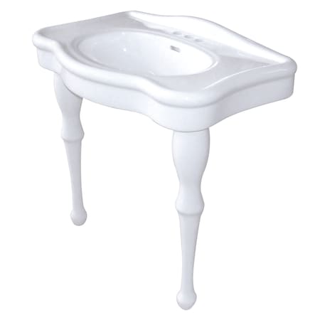 Imperial VPB5324 32" Basin Console with Pedestal for 4" Center VPB5324