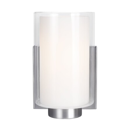 Feiss Bergin, One Light, Wall Sconce Satin Nicke VS22601SN