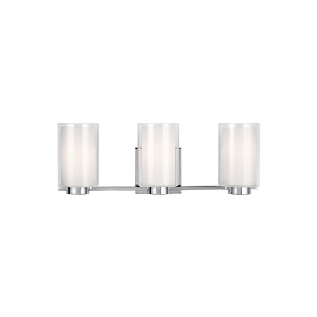 Feiss Bergin, Three Light, Vanity, Chrome VS22603CH