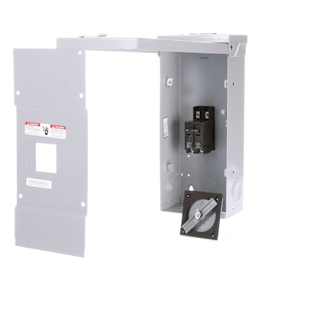 Siemens Circuit Breaker Enclosure, W0, 100A, 120/240V AC, Main Circuit Breaker, 1 Phase W0202MB1100CU