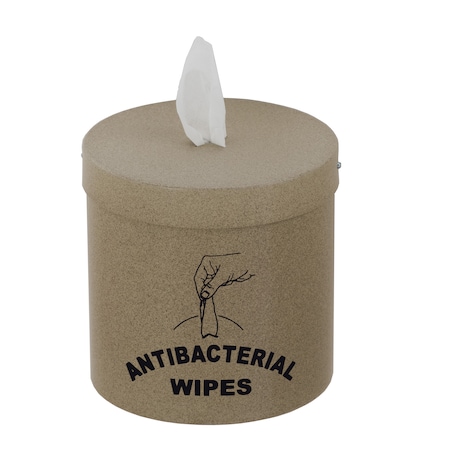 Glaro Gym Wipe Dispenser, Wall Mounted, Logo, Bei W1015-S-DS