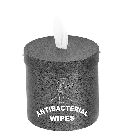 Glaro Gym Wipe Dispenser, Wall Mounted, Logo, Gre W1015-S-SV