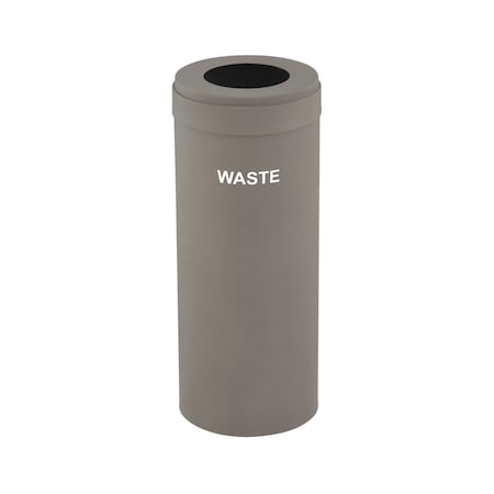 Glaro Waste Receptacle, Liner, 12 gal., Nickel/Ni W-1232NK-NK-W4