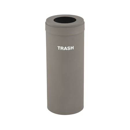 Glaro Waste Receptacle, Liner, 12 gal., Nickel/Ni W-1232NK-NK-W5