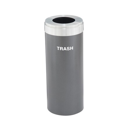 Glaro Waste Receptacle, Liner, 12 gal., Silver Ve W-1232SV-SA-W5