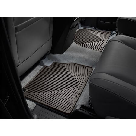 Weathertech Rear Rubber Mats/Cocoa, W140CO W140CO