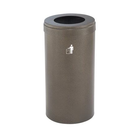 Glaro Waste Receptacle, Liner, 16 gal., Bronze Ve W-1532BV-BV-W1