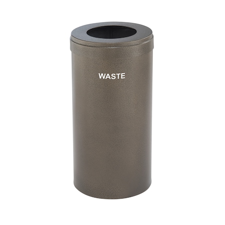 Glaro Waste Receptacle, Liner, 16 gal., Bronze Ve W-1532BV-BV-W4