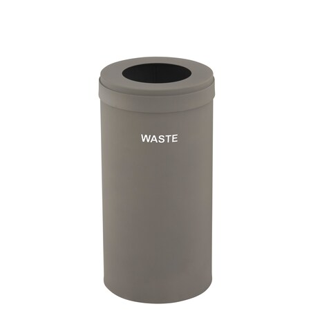 Glaro Waste Receptacle, Liner, 16 gal., Nickel/Ni W-1532NK-NK-W4