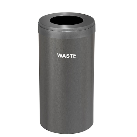 Glaro Waste Receptacle, Liner, 16 gal., Silver Ve W-1532SV-SV-W4