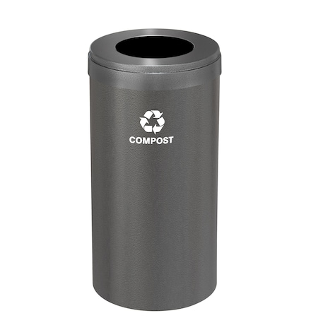 Glaro Waste Receptacle, Liner, 16 gal., Silver Ve W-1532SV-SV-W6RL