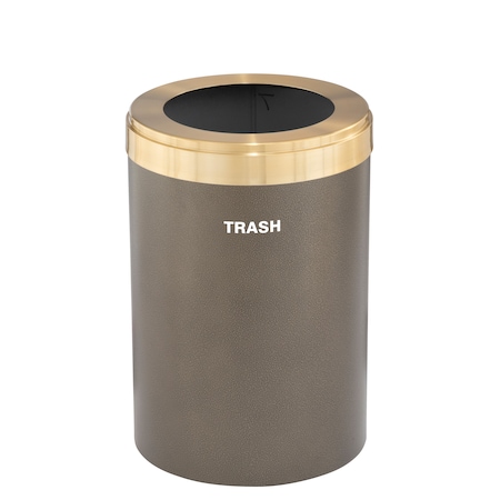 Glaro Waste Receptacle, Liner, 16 gal., Bronze Ve W-2032BV-BE-W5