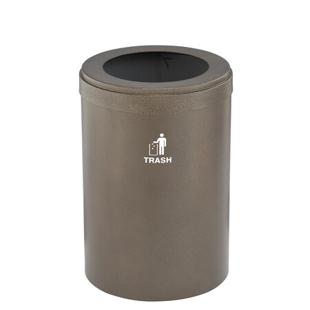 Glaro Waste Receptacle, Liner, 16 gal., Bronze Ve W-2032BV-BV-W3