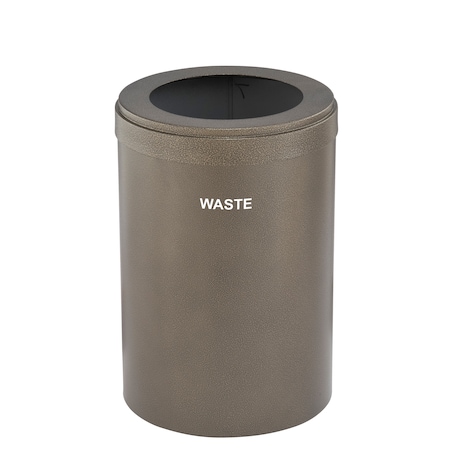 Glaro Waste Receptacle, Liner, 16 gal., Bronze Ve W-2032BV-BV-W4