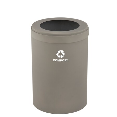 Glaro Waste Receptacle, Liner, 16 gal., Nickel/Ni W-2032NK-NK-W6RL