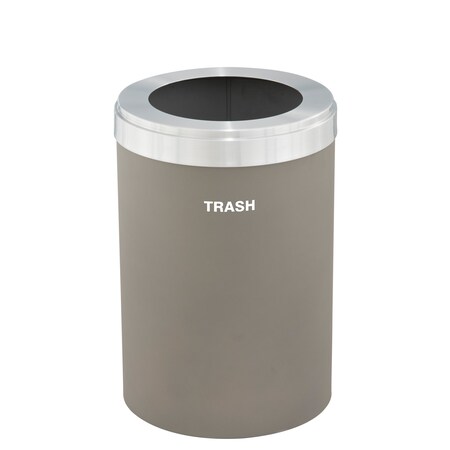Glaro Waste Receptacle, Liner, 16 gal., Nickel/Si W-2032NK-SA-W5