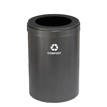 Glaro Waste Receptacle, Liner, 16 gal., Silver Ve W-2032SV-SV-W6RL