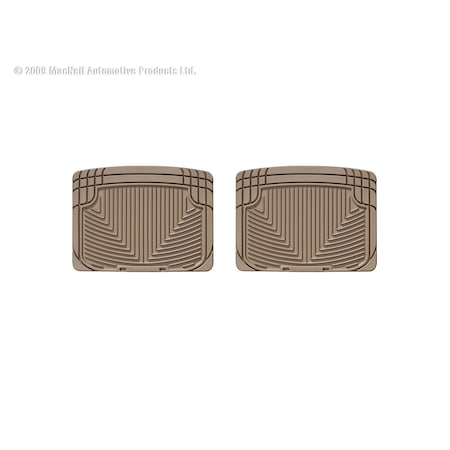 Weathertech Rear Rubber Mats/Tan, W20TN W20TN