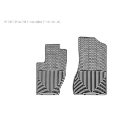 Weathertech Front Rubber Mats/Grey, W22GR W22GR
